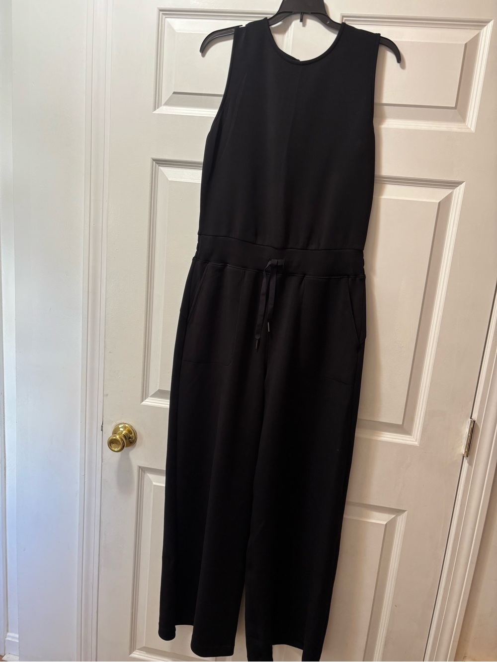 Spanx AirEssentials sleeveless jumpsuit black large